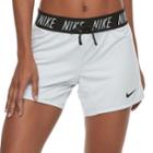Women's Nike Dry Training Shorts, Size: Xl, Silver