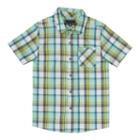 Boys 8-20 French Toast Plaid Button-down Shirt, Boy's, Size: 14, Turquoise/blue (turq/aqua)