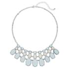 Blue Oval Statement Necklace, Women's