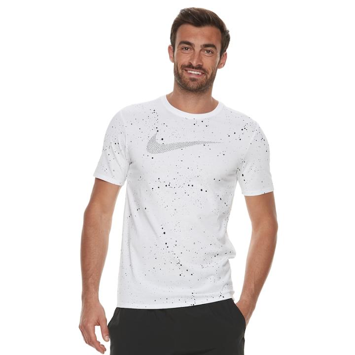 Men's Nike Swoosh Tee, Size: Small, White