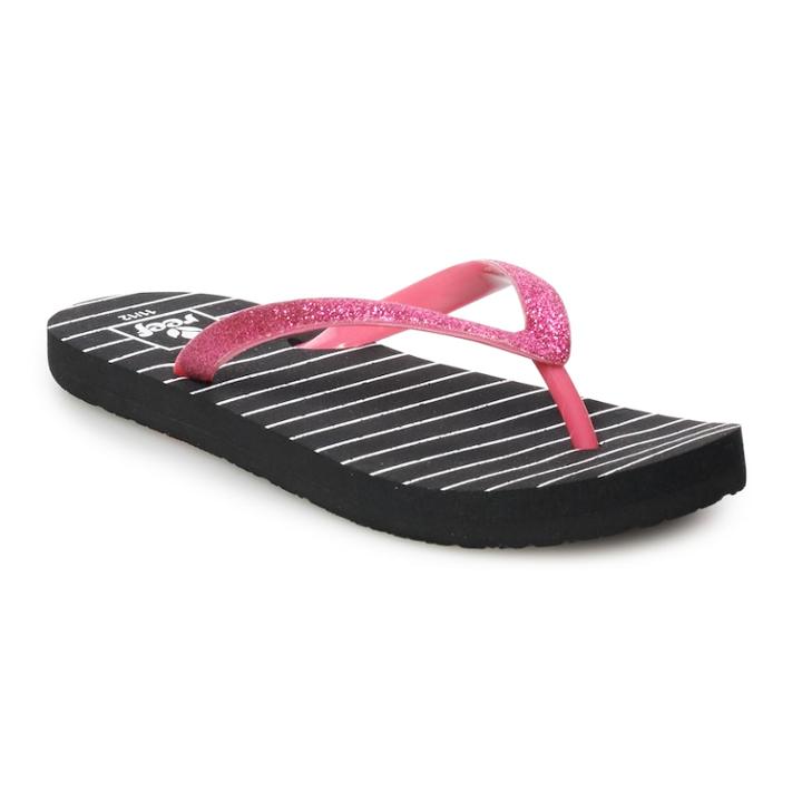 Reef Stargazer Prints Girls' Sandals, Size: 4-5, Brt Pink