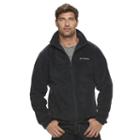 Men's Columbia Flattop Ridge Fleece Jacket, Size: Small, Grey (charcoal)