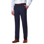 Men's Haggar Expandomatic Stretch Classic-fit Comfort Compression Waist Pants, Size: 40x32, Blue