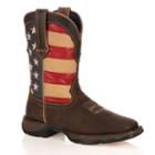 Durango Lady Rebel Women's American Flag Cowboy Boots, Size: Medium (6.5), Brown