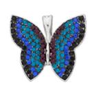 Wearable Art Butterfly Pendant, Women's, Blue