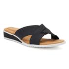 Chaps Olessia Women's Wedge Sandals, Size: 8.5 B, Black