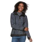 Women's Free Country Quilted Softshell Jacket, Size: Large, Black