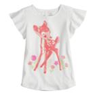 Disney's Bambi Girls 4-7 Embellished Tee By Jumping Beans&reg;, Size: 7, White
