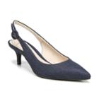 Lifestride Pearla Women's High Heel Pumps, Size: 9.5 Wide, Blue