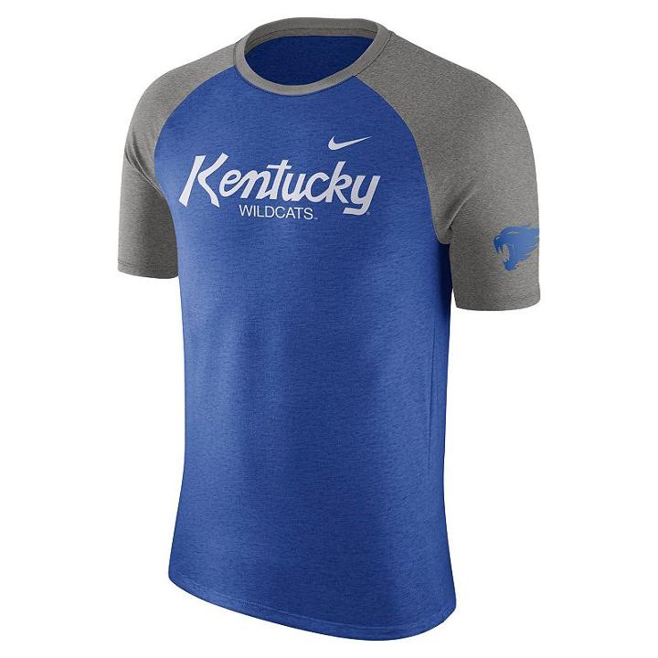 Men's Nike Kentucky Wildcats Script Raglan Tee, Size: Medium, Ovrfl Oth