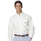 Men's Chaps Classic-fit Solid Button-down Shirt, Size: Xl, White