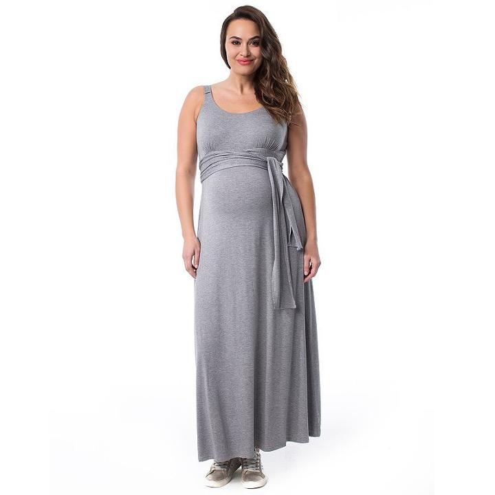 Plus Size Maternity Pip & Vine By Rosie Pope Maxi Dress, Women's, Size: 1x-mat, Multicolor
