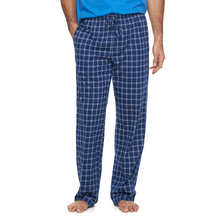 Men's Croft & Barrow&reg; True Comfort Knit Lounge Pants, Size: Regular, Blue (navy)