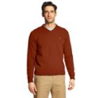 Men's Izod Premium Essentials Classic-fit V-neck Sweater, Size: Medium, Red