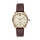 Drive From Citizen Eco-drive Women's Ltr Leather Watch - Fe6083-05p, Size: Medium, Red