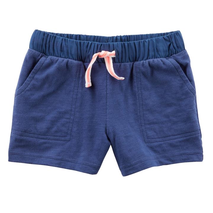 Girls 4-8 Carter's Knit Pull-on Shorts, Size: 4-5, Blue