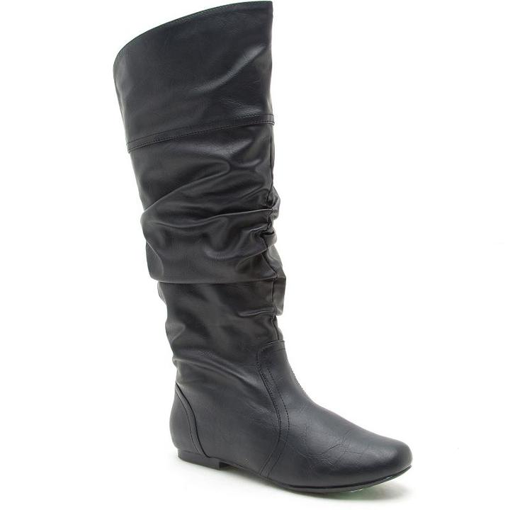 Qupid Neo Women's Knee High Boots, Girl's, Size: 8.5, Black