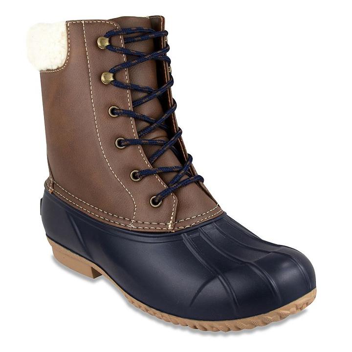 London Fog Wonder 2 Women's Winter Duck Boots, Size: Medium (9), Blue