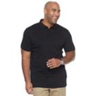 Big & Tall Apt. 9&reg; Regular-fit Soft Touch Stretch Interlock Polo, Men's, Size: 3xl Tall, Black
