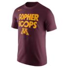 Men's Nike Minnesota Golden Gophers Basketball Tee, Size: Xxl, Dark Red