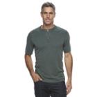 Men's Croft & Barrow&reg; Classic-fit Outdoor Performance Henley, Size: Large, Green