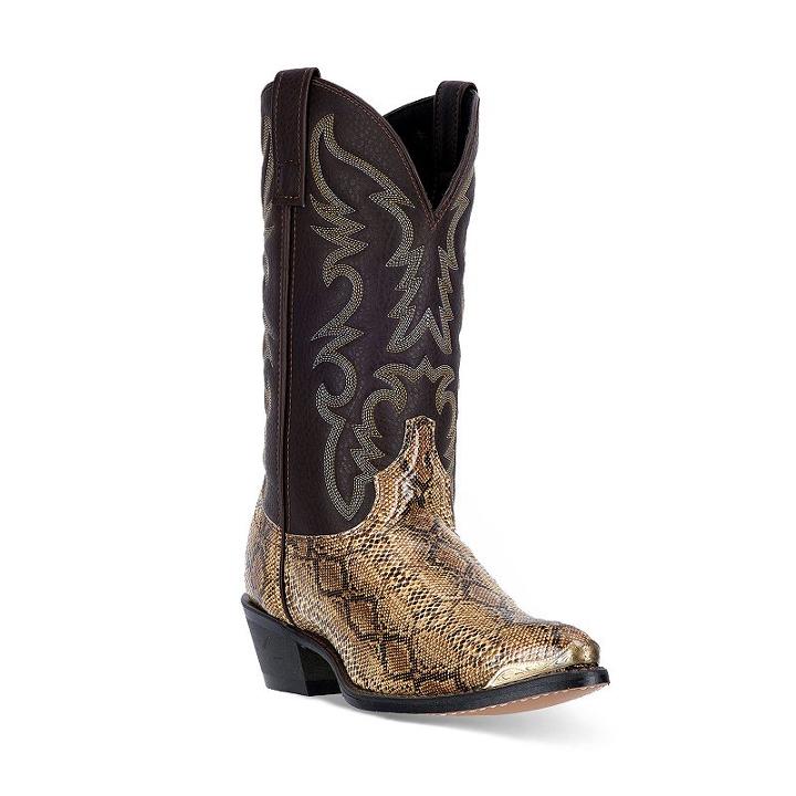 Laredo Monty Men's Cowboy Boots, Size: Medium (9), Med Brown