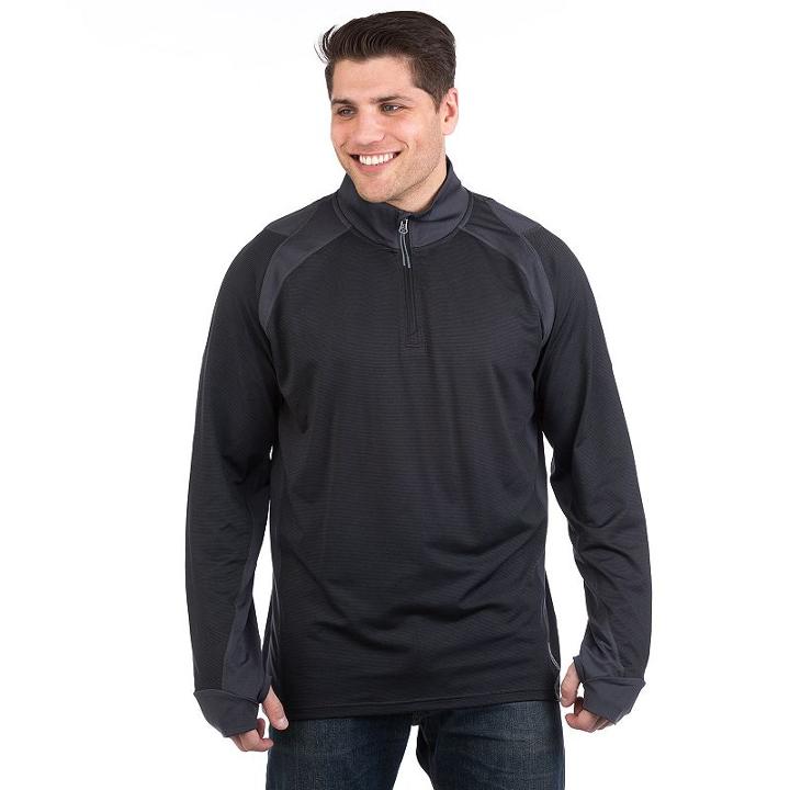 Men's Avalanche Gravity Quarter-zip Pullover, Size: Xl, Black