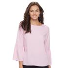 Women's Apt. 9&reg; Crepe Top, Size: Xxl, Light Pink