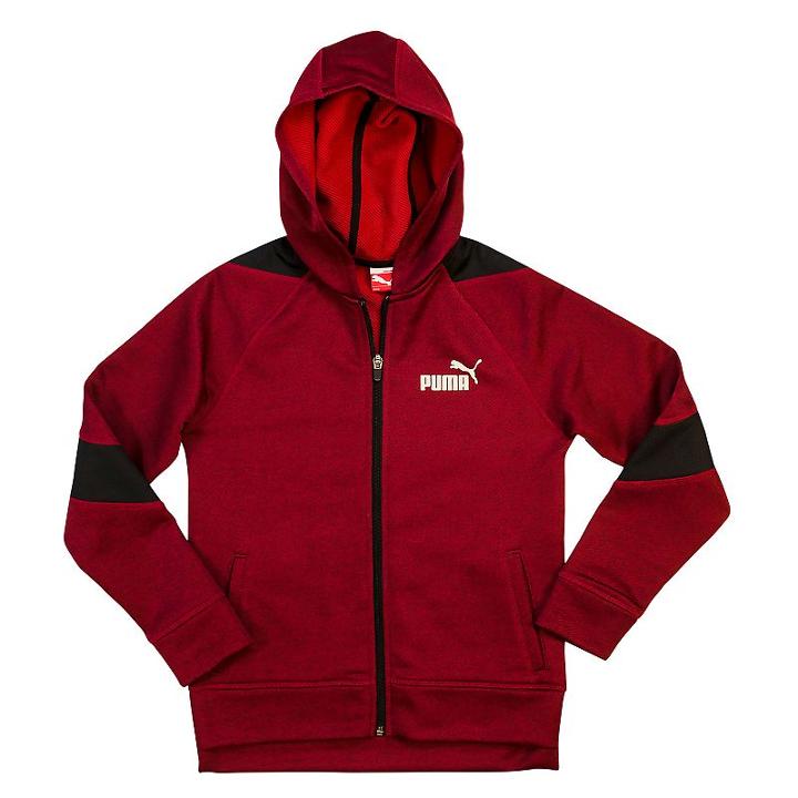 Boys 4-7 Puma French Terry Hoodie, Boy's, Size: 6, Brt Red