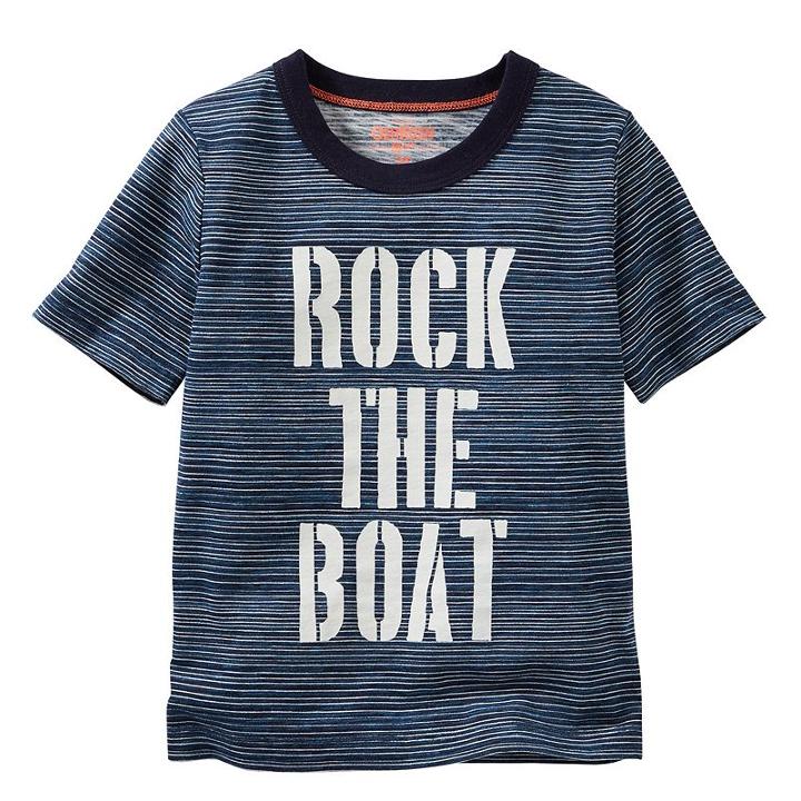 Boys 4-12 Oshkosh B'gosh&reg; Glow-in-the-dark Rock The Boat Graphic Tee, Boy's, Size: 10, Ovrfl Oth