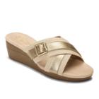 A2 By Aerosoles Florist Women's Wedge Sandals, Size: Medium (8), Brown Over