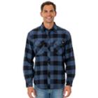 Big & Tall Dickies Brawny Plaid Flannel Button-down Shirt, Men's, Size: Xl Tall, Dark Blue