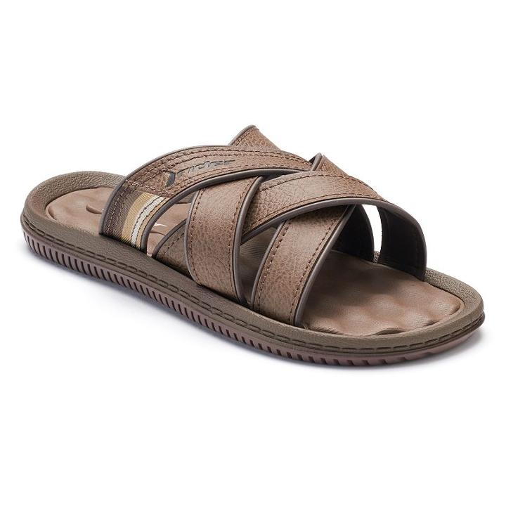 Men's Rider Dunas Slide Flip-flops, Size: Xl, Brown Oth