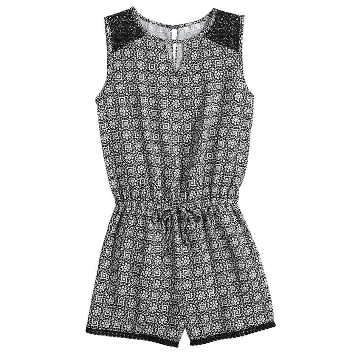 Girls 7-16 Joey B Challis Keyhole Romper, Size: Medium, Oxford