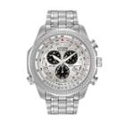 Citizen Eco-drive Men's Stainless Steel Perpetual Calendar Flight Watch - Bl5400-52a, Size: Xl, Grey