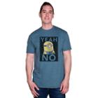 Men's Despicable Me Minion Yeah No Tee, Size: Medium, Blue (navy)