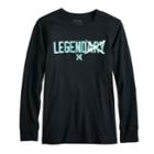 Boys 8-20 Hurley Legend Long Sleeve Graphic Tee, Size: Medium, Oxford