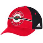 Adult Adidas Minnesota Wild Structured Adjustable Cap, Men's, Red