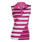 Plus Size Nancy Lopez Gear Sleeveless Golf Polo, Women's, Size: 1xl, Dark Pink