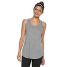 Women's Tek Gear&reg; Jersey Racerback Tank, Size: L Tall, Med Grey