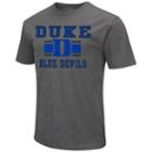 Men's Campus Heritage Duke Blue Devils Banner Tee, Size: Medium, Dark Grey