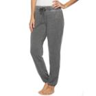 Women's Bliss Vintage Wash Fleece Jogger Pants, Size: Xs, Grey