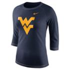 Women's Nike West Virginia Mountaineers Champ Drive Tee, Size: Small, Blue (navy)