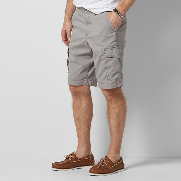Men's Sonoma Goods For Life™ Flexwear Stretch Cargo Shorts, Size: 36, Med Grey