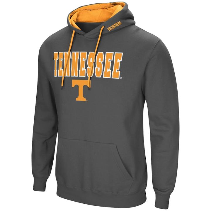 Men's Tennessee Volunteers Pullover Fleece Hoodie, Size: Large, Grey