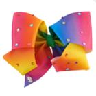 Girls 4-16 Jojo Siwa Tulle Rainbow Rhinestone Giant Bow, Multicolor