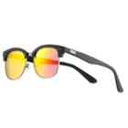 Men's Levi's&reg; Clubmaster Polarized Semirimless Sunglasses, Oxford