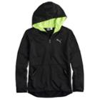 Boys 8-20 Puma Full-zip Hoodie, Size: Large, Black