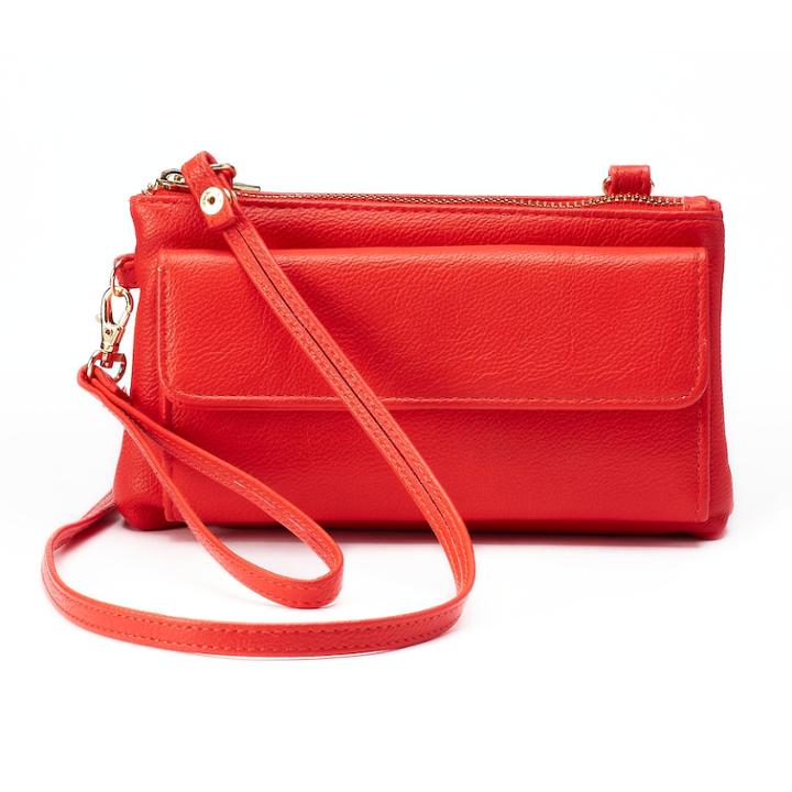 Apt. 9&reg; Chelsea Rfid-blocking Convertible Crossbody Wallet, Women's, Red