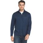 Men's Izod Advantage Sportflex Regular-fit Marled Performance Quarter-zip Pullover, Size: Xl, Brt Blue